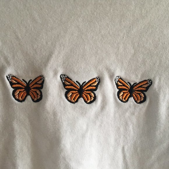 Butterfly Embroidered Tee - Picture 2 of 2